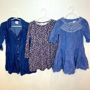 Bundle of 3 toddler dresses size XS(4/5)